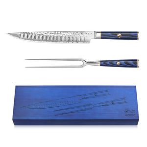 
                  
                    Cargar imagen en el visor de la galería, KITA Series 2-Piece Carving Set, High Carbon X-7 Damascus Steel, 501516
                  
                