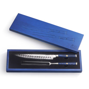 
                  
                    Cargar imagen en el visor de la galería, KITA Series 2-Piece Carving Set, High Carbon X-7 Damascus Steel, 501516
                  
                