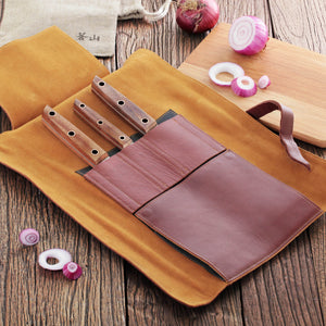 
                  
                    Cargar imagen en el visor de la galería, W Series 4-Piece Leather Roll Knife Set, German Steel, 59953
                  
                