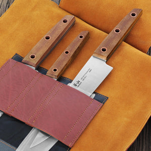 
                  
                    Cargar imagen en el visor de la galería, W Series 4-Piece Leather Roll Knife Set, German Steel, 59953
                  
                