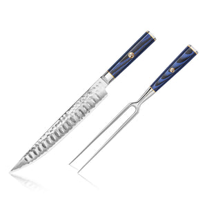 
                  
                    Cargar imagen en el visor de la galería, KITA Series 2-Piece Carving Set, High Carbon X-7 Damascus Steel, 501516
                  
                