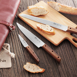 
                  
                    Cargar imagen en el visor de la galería, W Series 4-Piece Leather Roll Knife Set, German Steel, 59953
                  
                