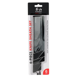 
                  
                    Cargar imagen en el visor de la galería, 6-Piece Knife Edge Guard Set, Black Sheaths, 503633
                  
                