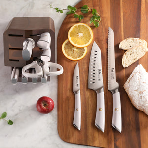 
                  
                    Cargar imagen en el visor de la galería, ELBERT Series 12-Piece Knife Block Set, Forged German Steel, Acacia Block
                  
                