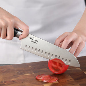 
                  
                    Cargar imagen en el visor de la galería, TKSC 7-Inch Santoku Knife, Forged Swedish Powder Steel, Thomas Keller Signature Collection, 1023930
                  
                