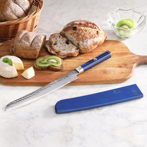 
                  
                    Cargar imagen en el visor de la galería, KITA Series 9-Inch Bread Knife with Sheath, High Carbon X-7 Damascus Steel, 501400
                  
                