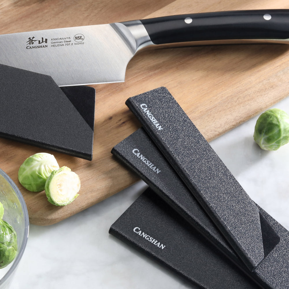 
                  
                    Cargar imagen en el visor de la galería, 6-Piece Knife Edge Guard Set, Black Sheaths, 503633
                  
                