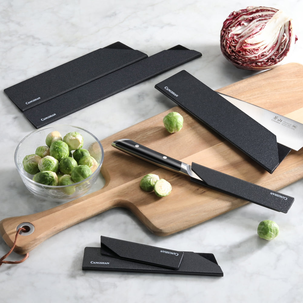 
                  
                    Cargar imagen en el visor de la galería, 6-Piece Knife Edge Guard Set, Black Sheaths, 503633
                  
                