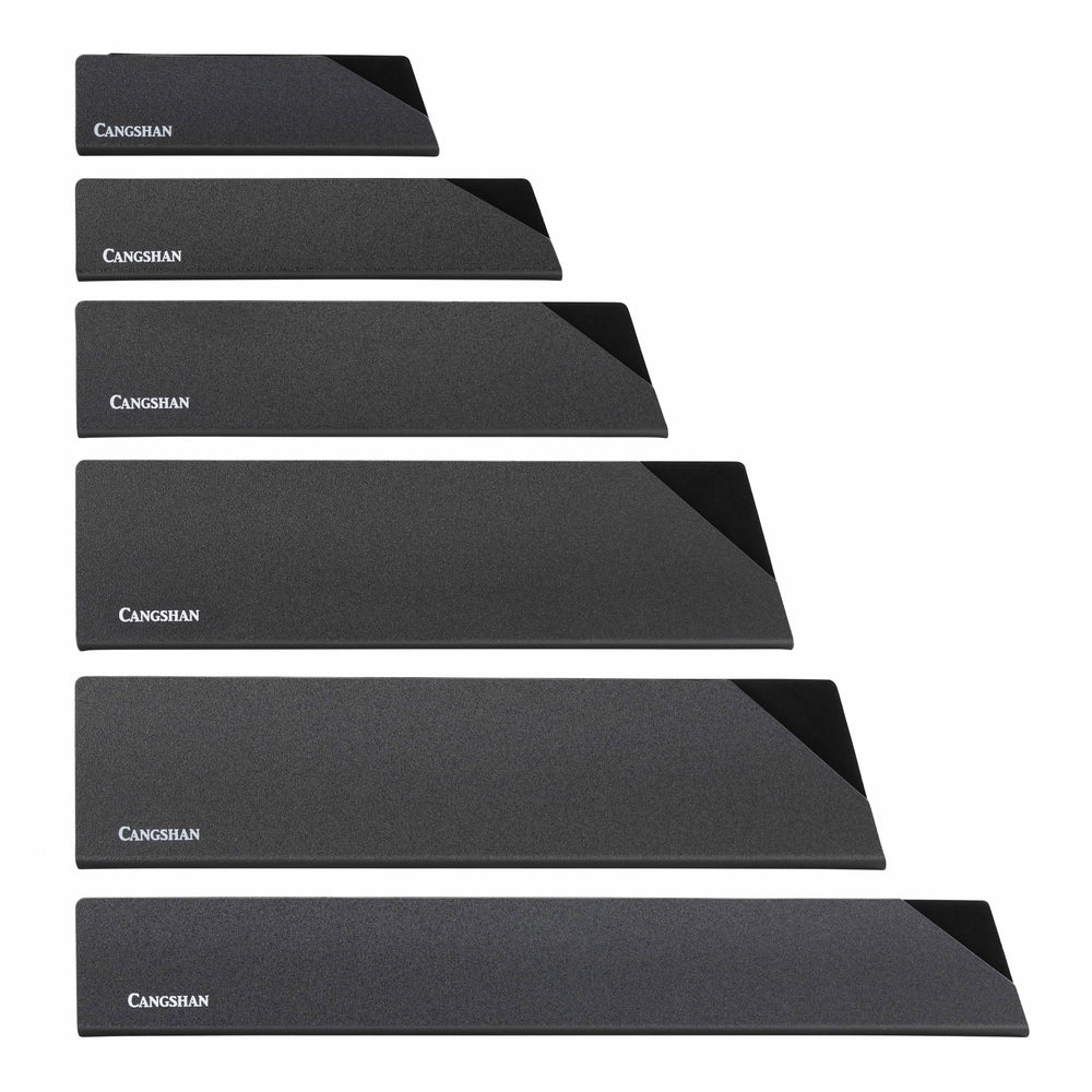 
                  
                    Cargar imagen en el visor de la galería, 6-Piece Knife Edge Guard Set, Black Sheaths, 503633
                  
                