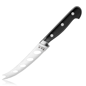 
                  
                    Cargar imagen en el visor de la galería, TV2 Series 5-Inch Tomato/Cheese Knife with Wood Sheath, Forged Swedish 14C28N Steel, 1022964
                  
                