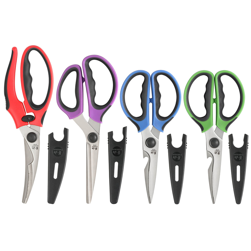 
                  
                    Cargar imagen en el visor de la galería, 4-Piece Heavy-Duty Shears Set with Guards, Multi-Color, 1026726
                  
                