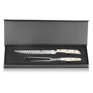 
                  
                    Cargar imagen en el visor de la galería, S1 Series 2-Piece Carving Set, Creme, Forged German Steel, 61895
                  
                