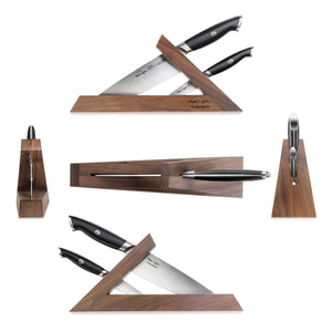 
                  
                    Cargar imagen en el visor de la galería, TKSC TAI 3-Piece Knife Block Set, Forged Swedish Powder Steel, Thomas Keller Signature Collection, Black, 1024678
                  
                