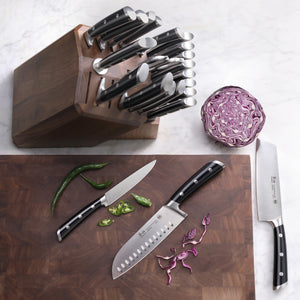 
                  
                    Cargar imagen en el visor de la galería, S Series 23-Piece Knife Block Set, Forged German Steel, Walnut Block, 1026054
                  
                