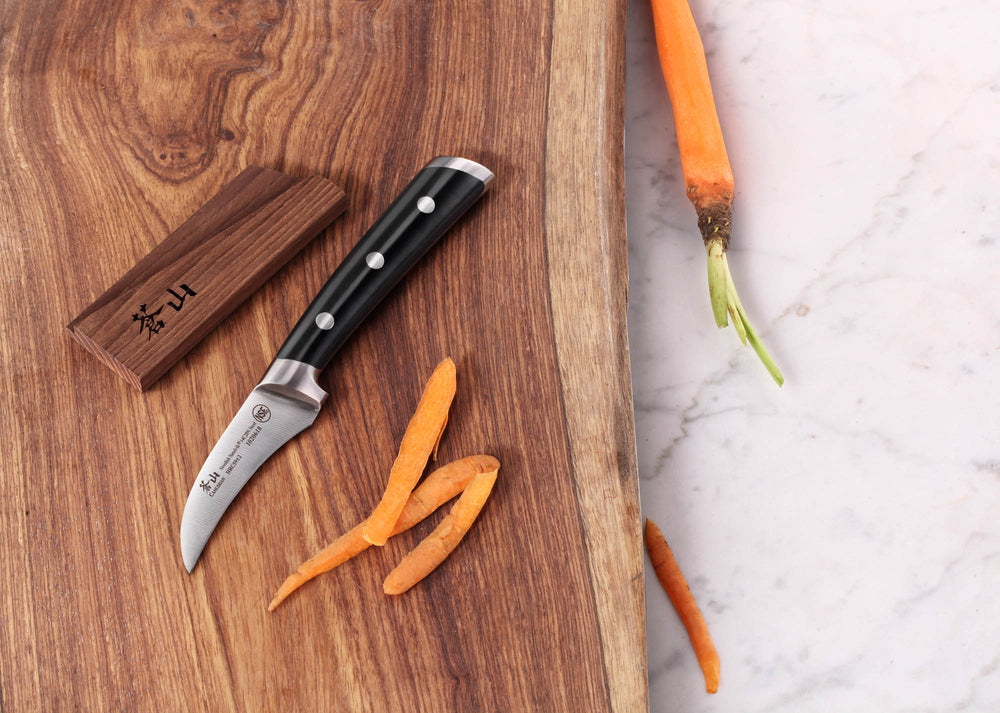 
                  
                    Cargar imagen en el visor de la galería, TS Series 2.75-Inch Peeling Knife with Ash Wood Sheath, Forged Swedish 14C28N Steel, 1020625
                  
                