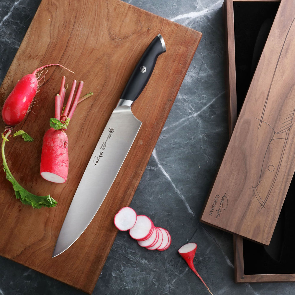 
                  
                    Cargar imagen en el visor de la galería, TKSC 10-Inch Chef&amp;#39;s Knife, Forged Swedish Powder Steel, Thomas Keller Signature Collection, Black, 1023817
                  
                