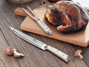 
                  
                    Cargar imagen en el visor de la galería, S1 Series 2-Piece Carving Set, Creme, Forged German Steel, 61895
                  
                