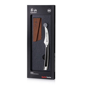 
                  
                    Cargar imagen en el visor de la galería, TN1 Series 2.75-Inch Peeling Knife with Ash Wood Sheath, Forged Swedish 14C28N Steel, 1021707
                  
                