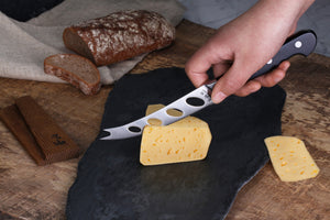 
                  
                    Cargar imagen en el visor de la galería, TV2 Series 5-Inch Tomato/Cheese Knife with Wood Sheath, Forged Swedish 14C28N Steel, 1022964
                  
                