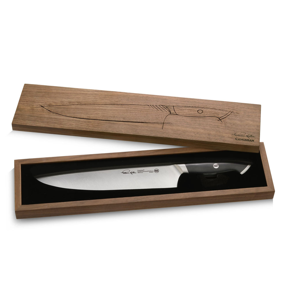 
                  
                    Cargar imagen en el visor de la galería, TKSC 10-Inch Chef&amp;#39;s Knife, Forged Swedish Powder Steel, Thomas Keller Signature Collection, Black, 1023817
                  
                