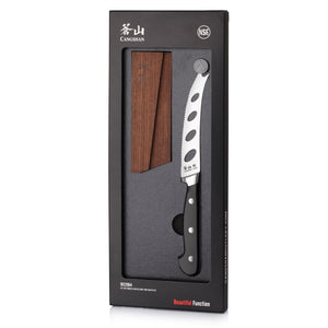 
                  
                    Cargar imagen en el visor de la galería, TV2 Series 5-Inch Tomato/Cheese Knife with Wood Sheath, Forged Swedish 14C28N Steel, 1022964
                  
                