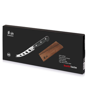 
                  
                    Cargar imagen en el visor de la galería, TV2 Series 5-Inch Tomato/Cheese Knife with Wood Sheath, Forged Swedish 14C28N Steel, 1022964
                  
                