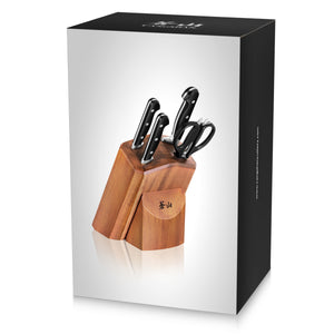 
                  
                    Cargar imagen en el visor de la galería, V2 Series 5-Piece Starter Knife Block Set, Forged German Steel, Acacia Block, 1022520
                  
                
