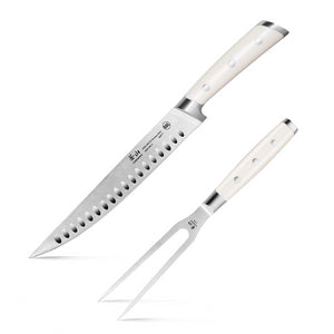 
                  
                    Cargar imagen en el visor de la galería, S1 Series 2-Piece Carving Set, Creme, Forged German Steel, 61895
                  
                