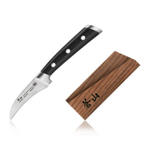 
                  
                    Cargar imagen en el visor de la galería, TS Series 2.75-Inch Peeling Knife with Ash Wood Sheath, Forged Swedish 14C28N Steel, 1020625
                  
                