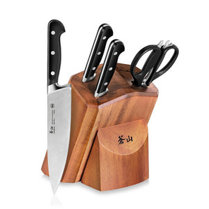 
                  
                    Cargar imagen en el visor de la galería, V2 Series 5-Piece Starter Knife Block Set, Forged German Steel, Acacia Block, 1022520
                  
                